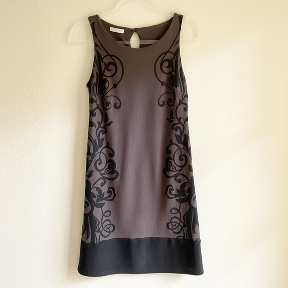 Promod brown midi sleeveless dress - Picture 1 of 5